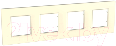 Рамка для выключателей и розеток Schneider Electric Unica MGU2.708.25 - фото