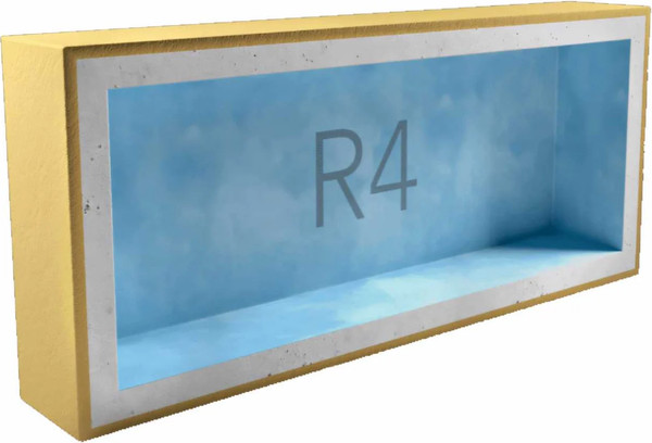 Подрозетник АкустикГипс Бокс R4 120x340x45мм - фото