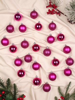 Набор шаров новогодних Miland Новогоднее настроение / НУ-5635