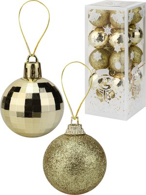 Набор шаров новогодних Miland Веселый праздник / НУ-0465