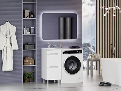 Тумба с умывальником Misty Байкал 40 / Э-Бай06040-022Я+5213100