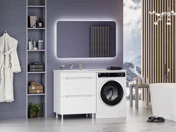 Тумба с умывальником Misty Байкал 70 / Э-Бай06070-022Я+5218130