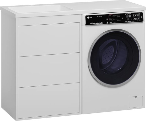 Тумба с умывальником Brevita Grafit 60 / GRA-01060-023Я+5216120 - фото