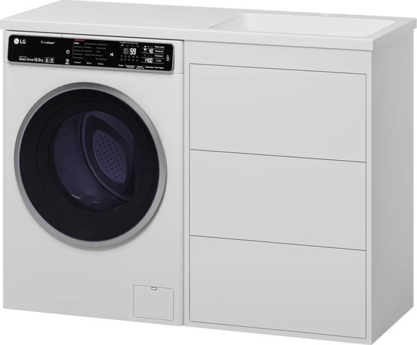 Тумба с умывальником Brevita Grafit 60 / GRA-01060-023Я+5217120 - фото