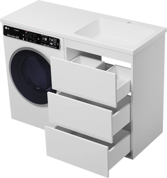 Тумба с умывальником Brevita Grafit 60 / GRA-01060-023Я+5217120