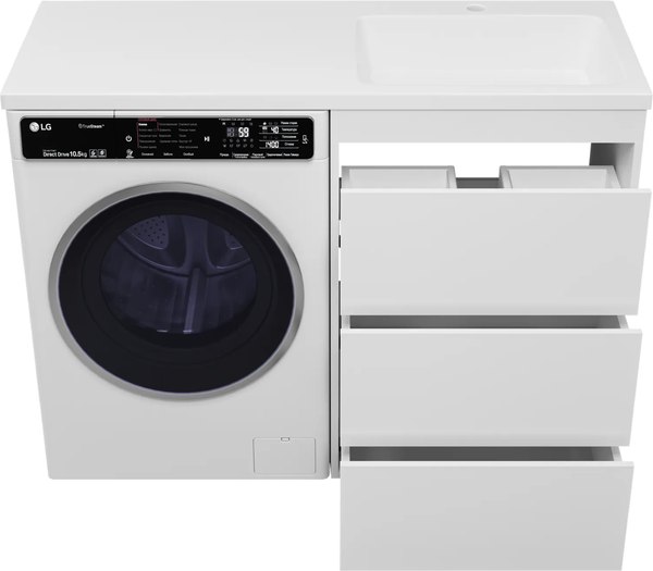 Тумба с умывальником Brevita Grafit 60 / GRA-01060-023Я+5217120