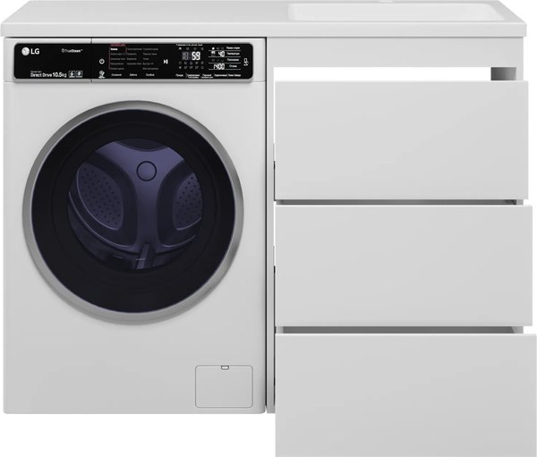 Тумба с умывальником Brevita Grafit 60 / GRA-01060-023Я+5217120