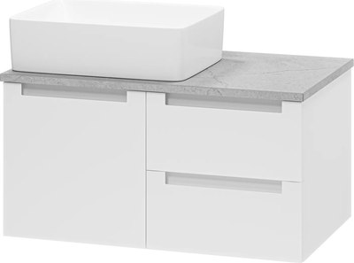 Тумба под умывальник Misty Cargo 80 / CAR-01080-011П2Я+MA01-80К - фото