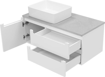 Тумба под умывальник Misty Cargo 100 / CAR-01100-011П2Я+MA01-100К