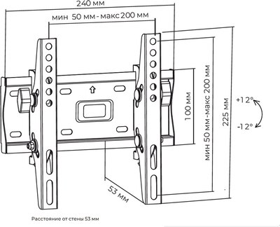 Кронштейн для телевизора Baff HN 13-43