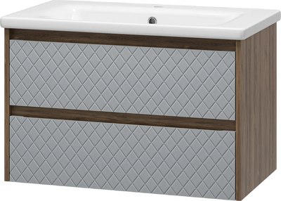 Тумба с умывальником Brevita Chester 80 / CHE-09080-49502Я+13080-KL - фото