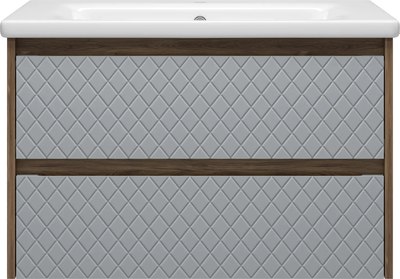 Тумба с умывальником Brevita Chester 80 / CHE-09080-49502Я+13080-KL