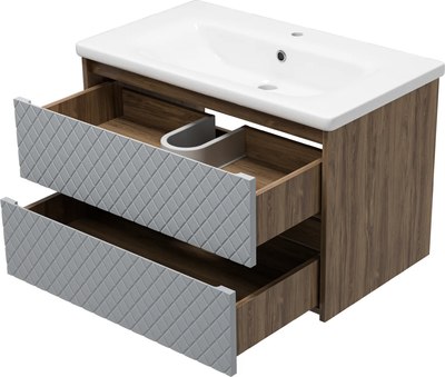 Тумба с умывальником Brevita Chester 80 / CHE-09080-49502Я+13080-KL