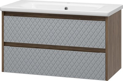 Тумба с умывальником Brevita Chester 90 / CHE-09090-49502Я+13090-KL - фото