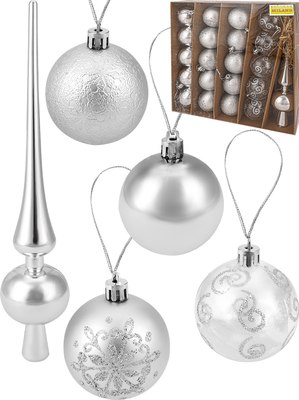 Набор шаров новогодних Miland С верхушкой / НУ-3605