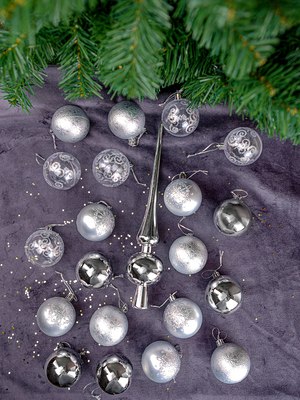 Набор шаров новогодних Miland С верхушкой / НУ-3605