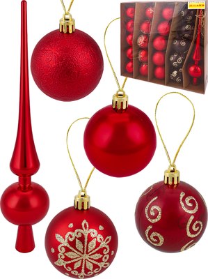 Набор шаров новогодних Miland С верхушкой / НУ-3606