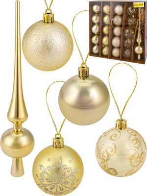 Набор шаров новогодних Miland С верхушкой / НУ-3607