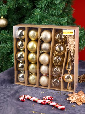 Набор шаров новогодних Miland С верхушкой / НУ-3607