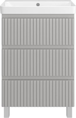 Тумба с умывальником Brevita Victory 60 / VIC-07060-50-03Я+11060-KL - фото