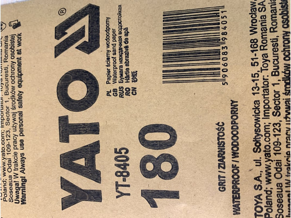 Шлифлист Yato YT-8405