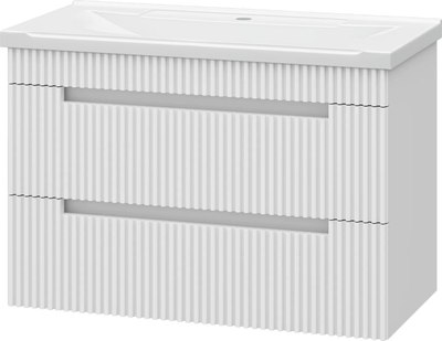 Тумба с умывальником Misty Ariana 80 / ARI-01080-0742Я+Р-Евв14080-Д - фото