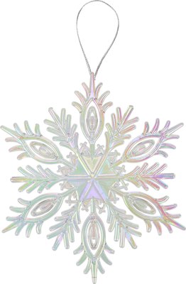 Елочная игрушка Miland Зимняя звезда / НУ-7465 - фото