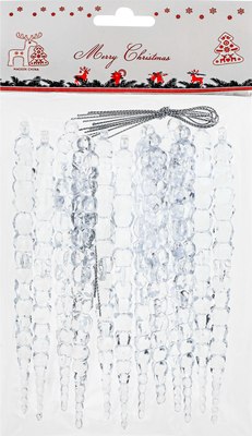 Набор елочных игрушек Miland Ледяные кристалы / НУ-9902
