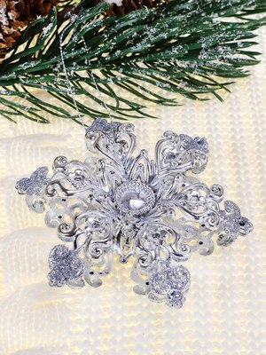 Елочная игрушка Miland Винтажная снежинка / НУ-5105