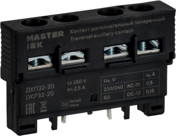 Дополнительный контакт IEK DMS11D-AE20 - фото