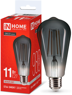 Лампа INhome LED-ST64-deco / 4690612056036 - фото