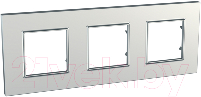 Рамка для выключателей и розеток Schneider Electric Unica MGU6.706.55 - фото