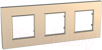 Рамка для выключателей и розеток Schneider Electric Unica MGU6.706.56 - фото