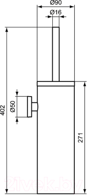 Ершик для унитаза Ideal Standard Imo A9108MY