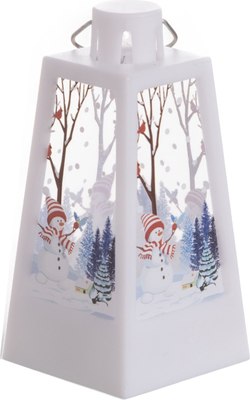 Ночник Risalux Снеговик и елка / 10494575 - фото