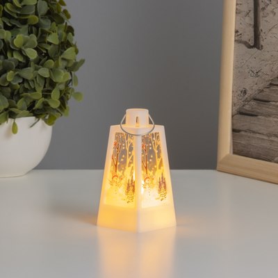 Ночник Risalux Снеговик и елка / 10494575