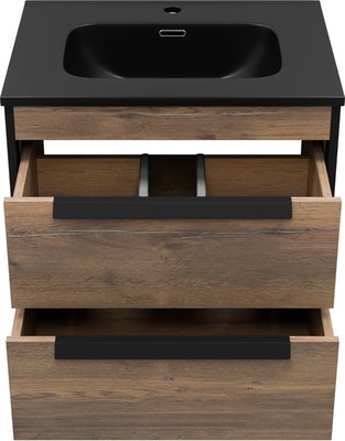 Тумба с умывальником Misty Monsour 60 / MON-09060-0102Я+9060MMB