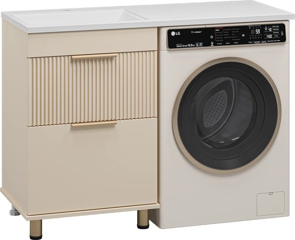 Тумба с умывальником Brevita Enfida 60 / ENF-07060-032Я+5216120 - фото