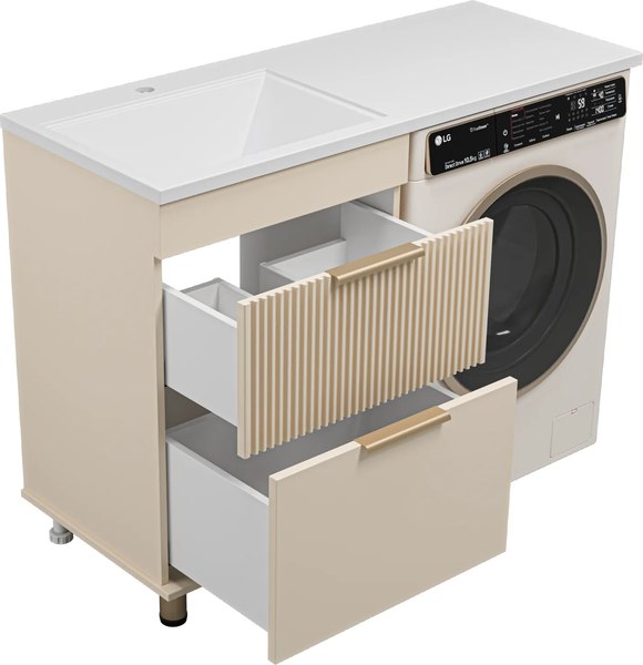 Тумба с умывальником Brevita Enfida 60 / ENF-07060-032Я+5216120