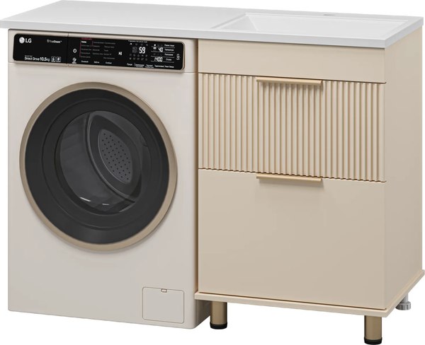 Тумба с умывальником Brevita Enfida 60 / ENF-07060-032Я+5217120 - фото