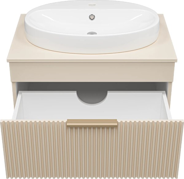 Тумба с умывальником Brevita Enfida 70 / ENF-06070-0341Я+0116