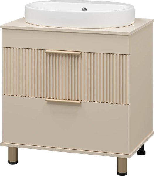 Тумба с умывальником Brevita Enfida 70 / ENF-06070-0342Я+0116 - фото