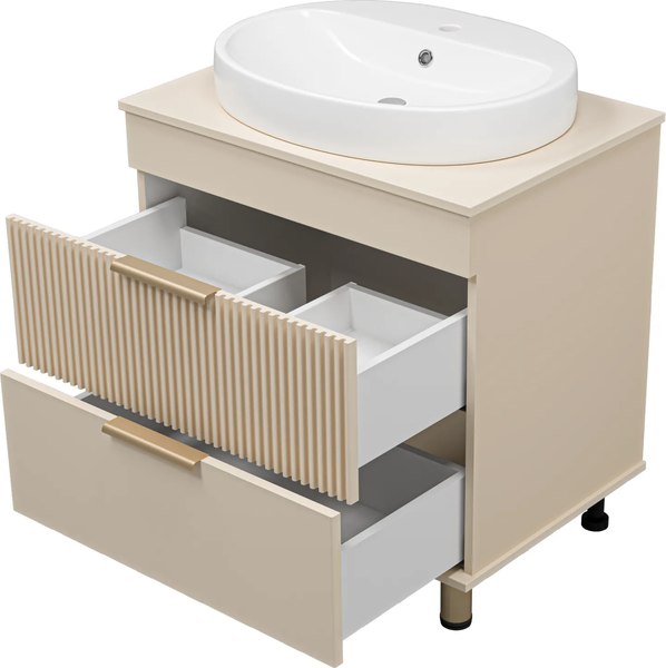 Тумба с умывальником Brevita Enfida 70 / ENF-06070-0342Я+0116