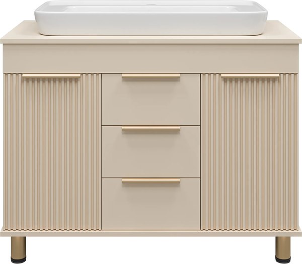 Тумба с умывальником Brevita Enfida 100 / ENF-06100-0343Я+0117