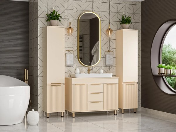 Тумба с умывальником Brevita Enfida 100 / ENF-06100-0343Я+0117