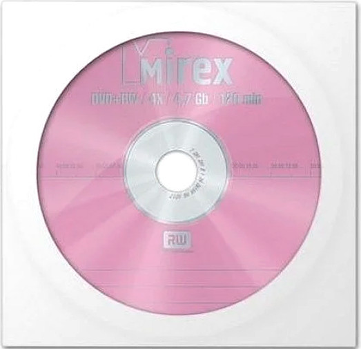 Диск DVD+RW Mirex 4.7Gb / UL130022A4C - фото