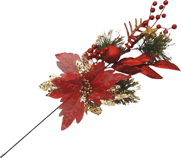 Ветка новогодняя MONAMI 3D-008 - фото