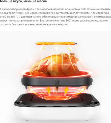 Аэрогриль Trouver Air Fryer FD10 Pro VFF12A (черный)