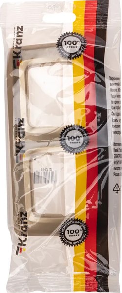 Рамка для выключателей и розеток Kranz KR-78-0316