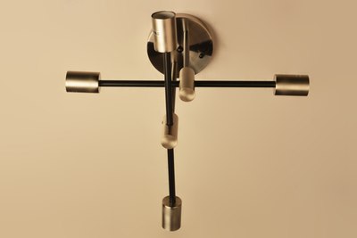 Потолочный светильник Mirastyle BL-4658/4 SN+BK